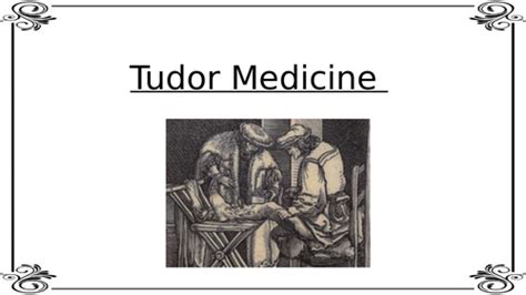 tudor medicine|did tudor medicine work.